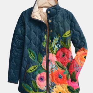 Fleur - Vintage Floral Print Jacket