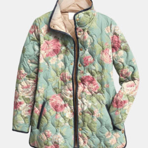 Sienna - Retro Floral Printed Jacket