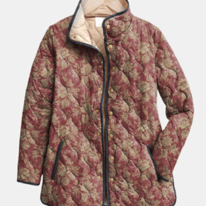Cora - Retro Floral Print Jacket