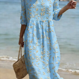 Jolina - Graceful Printed Dress