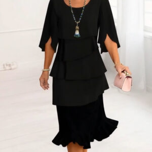 Nyla - Timeless Elegance Layered Dress