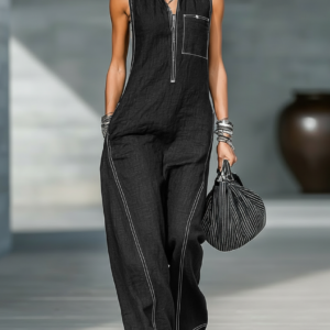 Persey - Sleeveless Elegant Jumpsuit