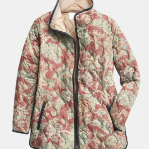 Bella - Vintage Floral Print Jacket