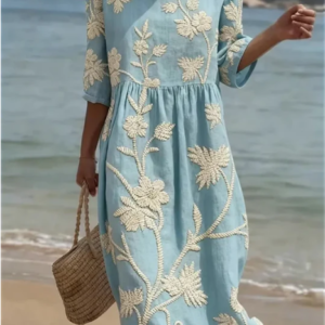 Anne - Comfortable Printed Dress