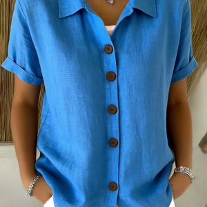 Maelle - Zesty Button-Down Top