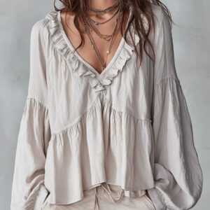 Harlyn - Vintage Ruffle Top