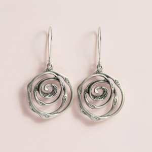 Lory - Celestial Spiral Earrings