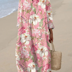 Aurelie - Printed Garden Dress