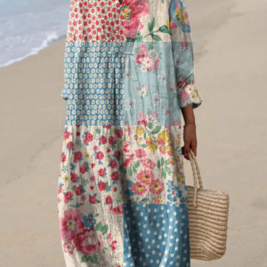 Meria - Artisan Printed Dress