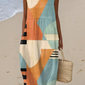 Elaira - Abstract Printed Dress