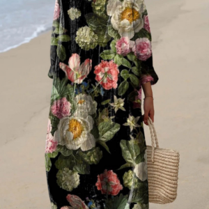 Fienna - Printed Blossom Dress