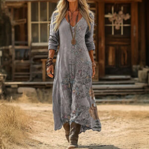 Noirella - Printed Maxi Dress