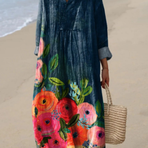 Leanna - Artistic Kaftan Dress