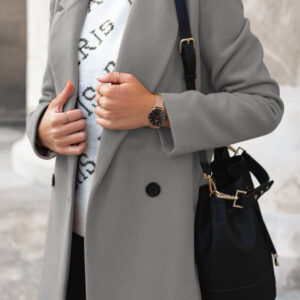 Celine - Chic Double-Breasted Coat: