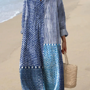 Maria - Printed Kaftan Dress