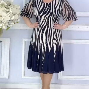 Meldy - Graceful Printed Dress