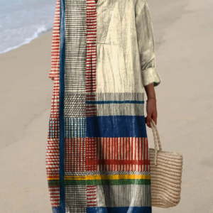 Leandra - Geometric Abstract Dress