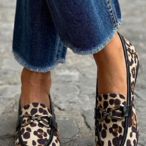 Geneva - Modern Leopard Loafer