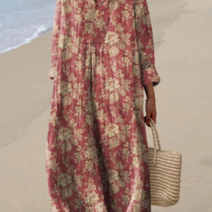 Elaria - Botanical Printed Dress