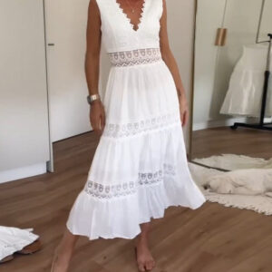 Circe - Lace V-Neck Cami Dress