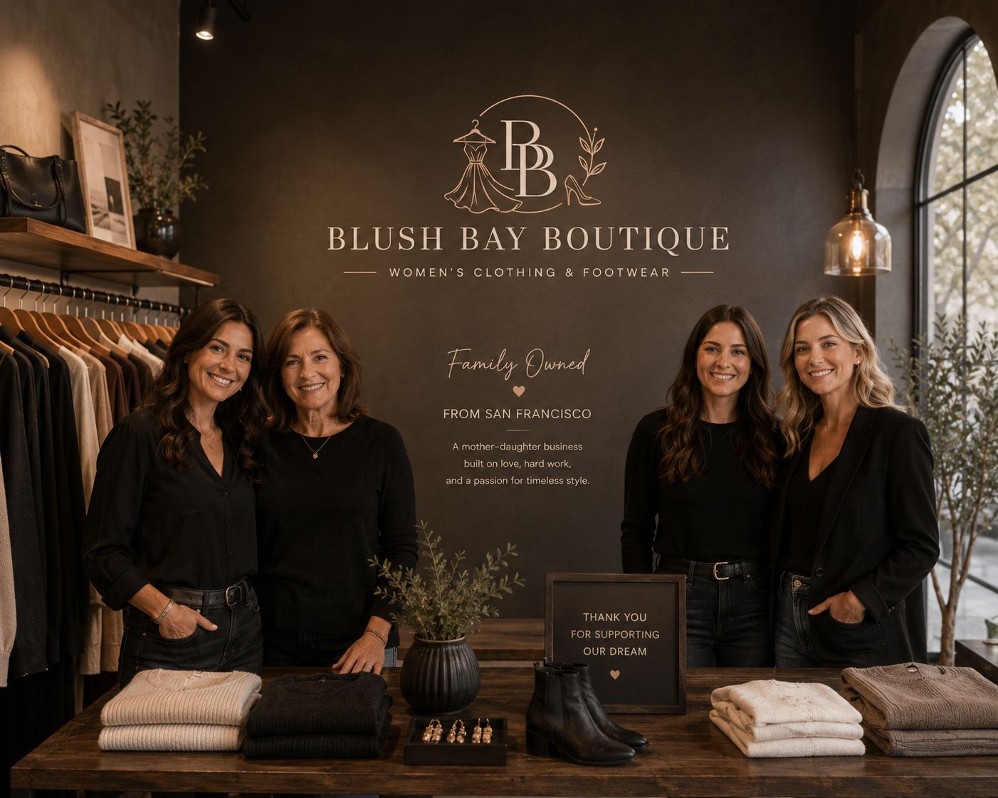 BlushBay Boutique Story