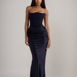 CYRILLA - Draped Elegance Dress