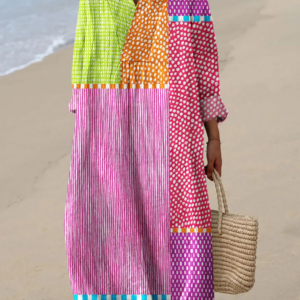 Vaira - Geometric Printed Dress