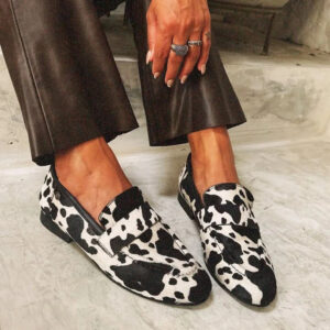 Darcy - Playful Monochrome Loafers