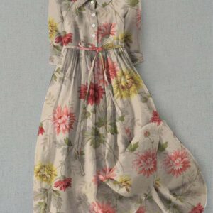 Annelie - Printed Floral Dress