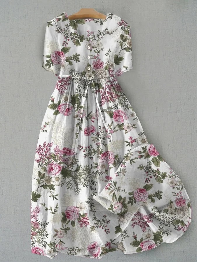 Claria - Vintage Floral Dress