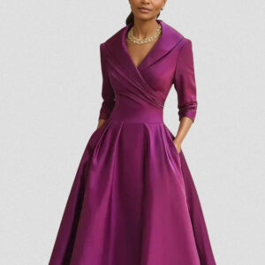 ZYRAH - Elegant Midi Dress