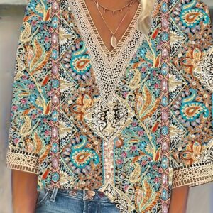 Prescilla - Printed Lighweight Top