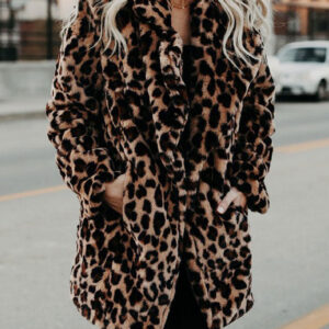 Jennie - Leopard Furry Jacket