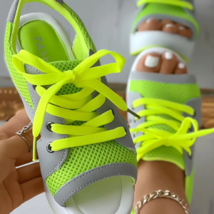 Amanda - Breathable Wedge Sneakers