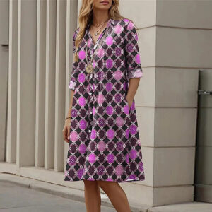 Clera - Pattern Printed Dress