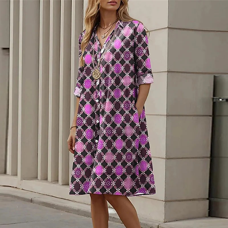 Clera - Pattern Printed Dress