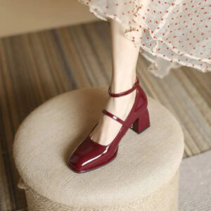 Andrea - Double-Strap Heels