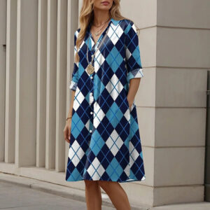 Maribela - Classic Printed Dress