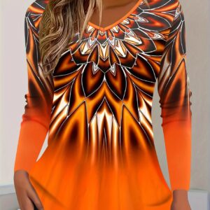 Zafira - Printed Casual Top