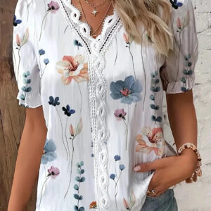 Rosette - Elegant Floral Top