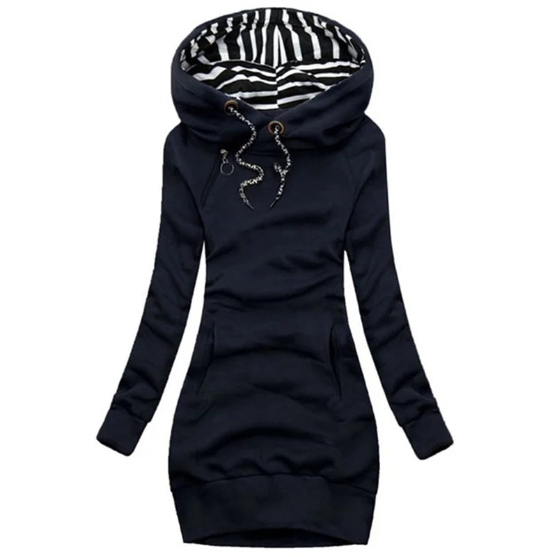 Lenore - Comfy Hoodie Dress