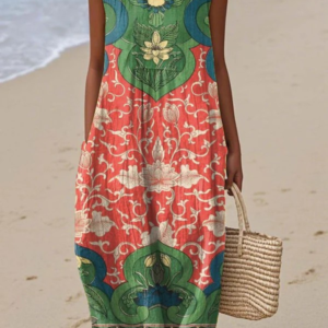 Saylor - Boho Printed Dress
