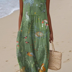Merra - Artistic Printed Dress
