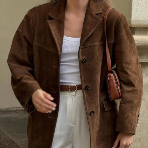 Janice - Suede Blazer Jacket