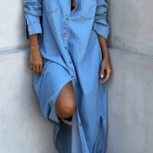 Delana - Casual Button Down Dress
