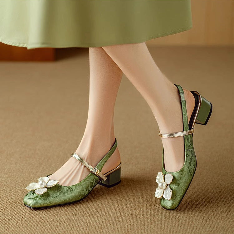 Callista - Graceful Floral Sandals