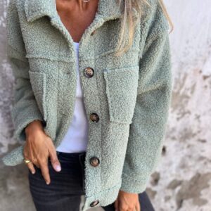 AUBREY - Cozy Button-Up Jacket