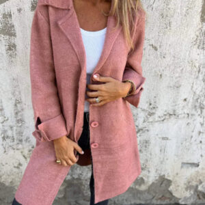 Aaliyah - Cozy Button Coat
