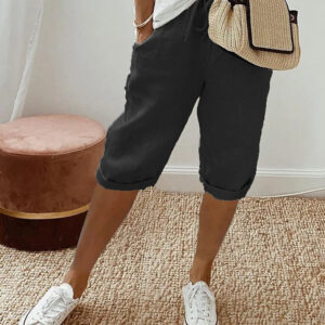EMMA - Cotton-Linen Women's Pants
