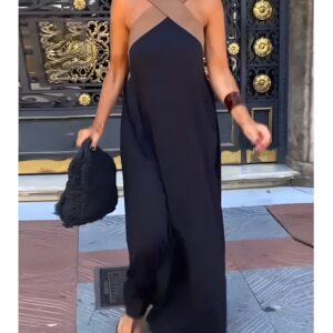 Eloida - Elegant Halter Dress